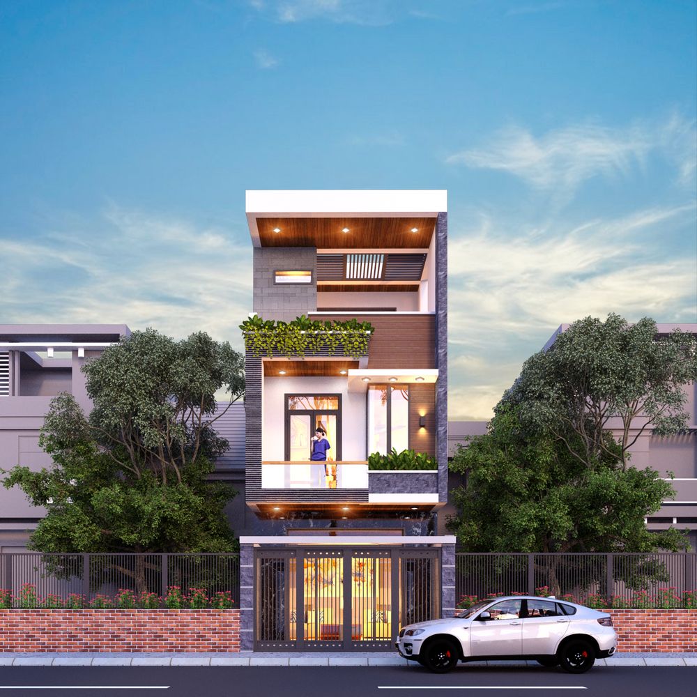 Nhà 1 lửng 2 lầu sân thượng đẹp với diện tích 4x12.3m Gò Vấp | Phan Kiến  Phát Co.,Ltd